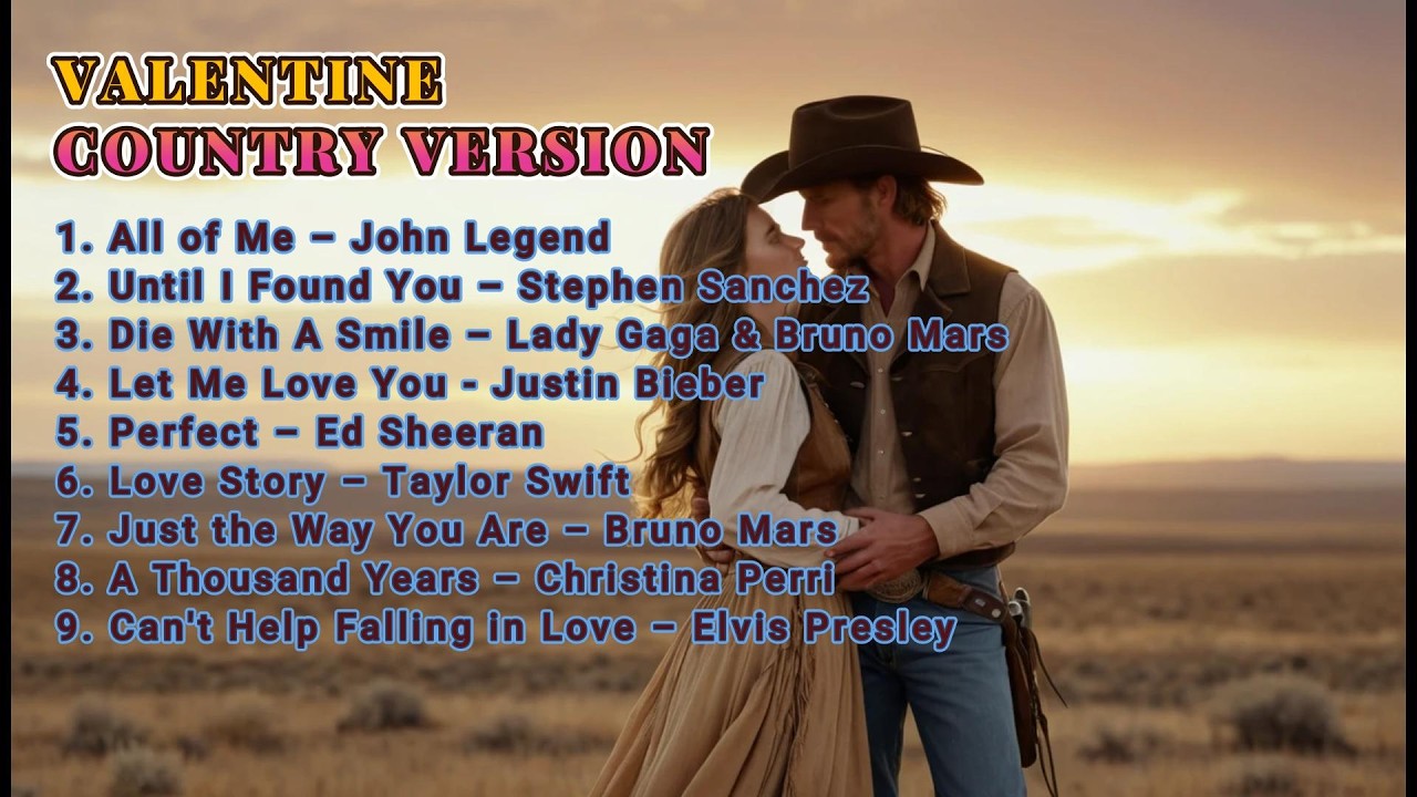 Valentine Country Version 2026 🤠 Best Romantic Love Songs (The Country Cabin Mix)