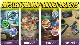 Mystery Manor: hidden objects Gameplay Walkthrough Part 1 | (IOS - Android) screenshot 2