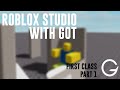 ROBLOX STUDIO WITH GOT | First Class Suite Part 1