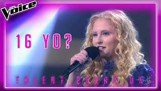 16-YEAR-OLD Teenager Sings SIA'S 'CHANDELIER' ON THE VOICE 2021 ! | Knockout Round |