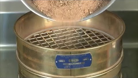 AASHTO T 27 Sieve Analysis of Coarse and Fine Aggregates