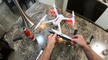 Bugs 2 Drone Folding Props Test