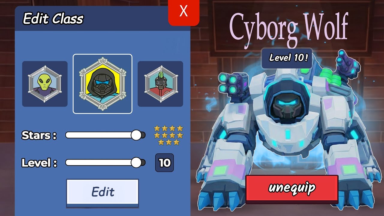 99 Nights But You Can EDIT Classes!