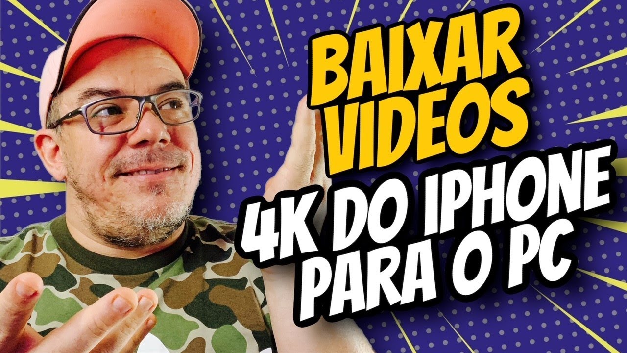 COMO BAIXAR VIDEOS EM 4K DO IPHONE PARA O PC ! 3 MANEIRAS 