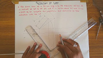 Projection of Lines (Hindi)