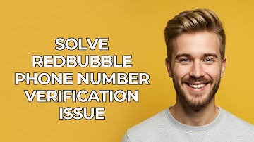 Solve Redbubble Phone Number Verification Issue - NEW! Step by Step