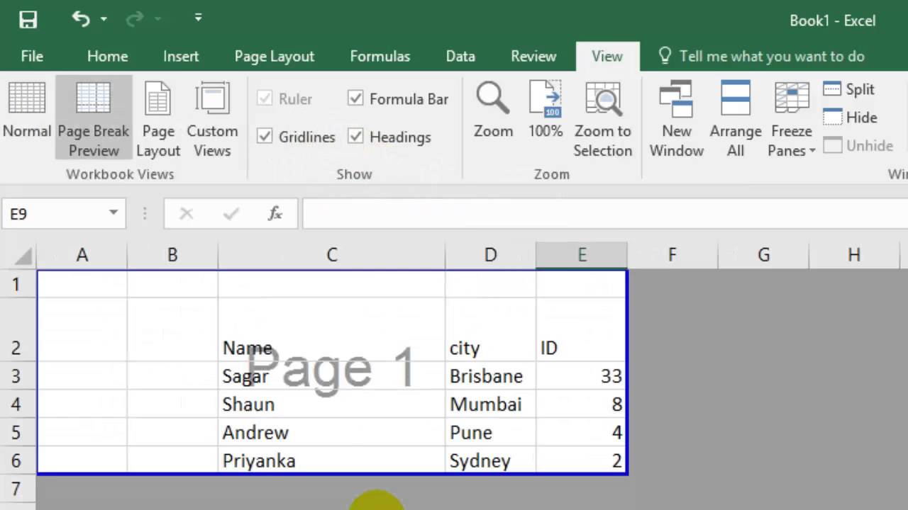 how-to-print-on-one-page-in-microsoft-excel-youtube