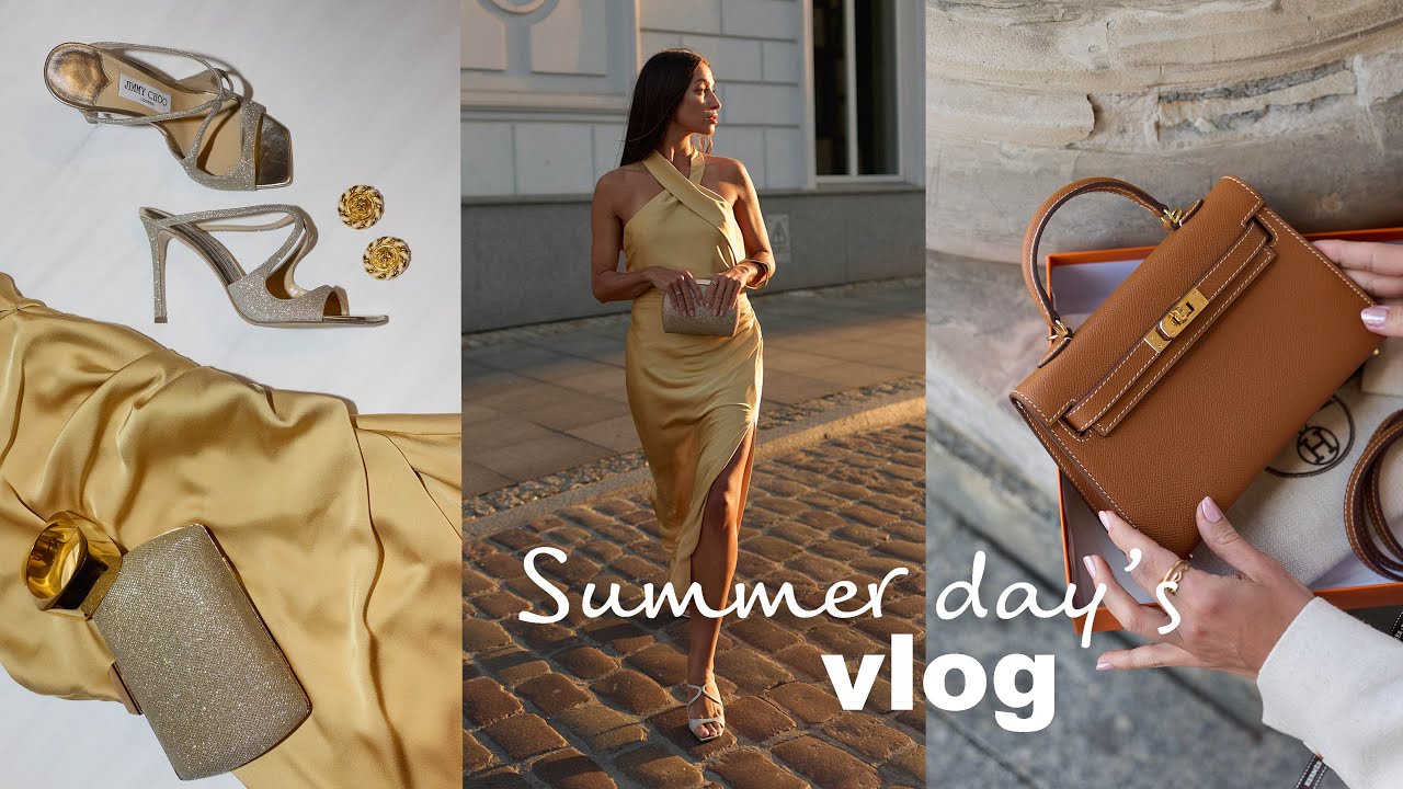 VLOG | Mini Kelly Hermès, Haul zakupowy, Sukienka na wesele, Letnie stylizacje