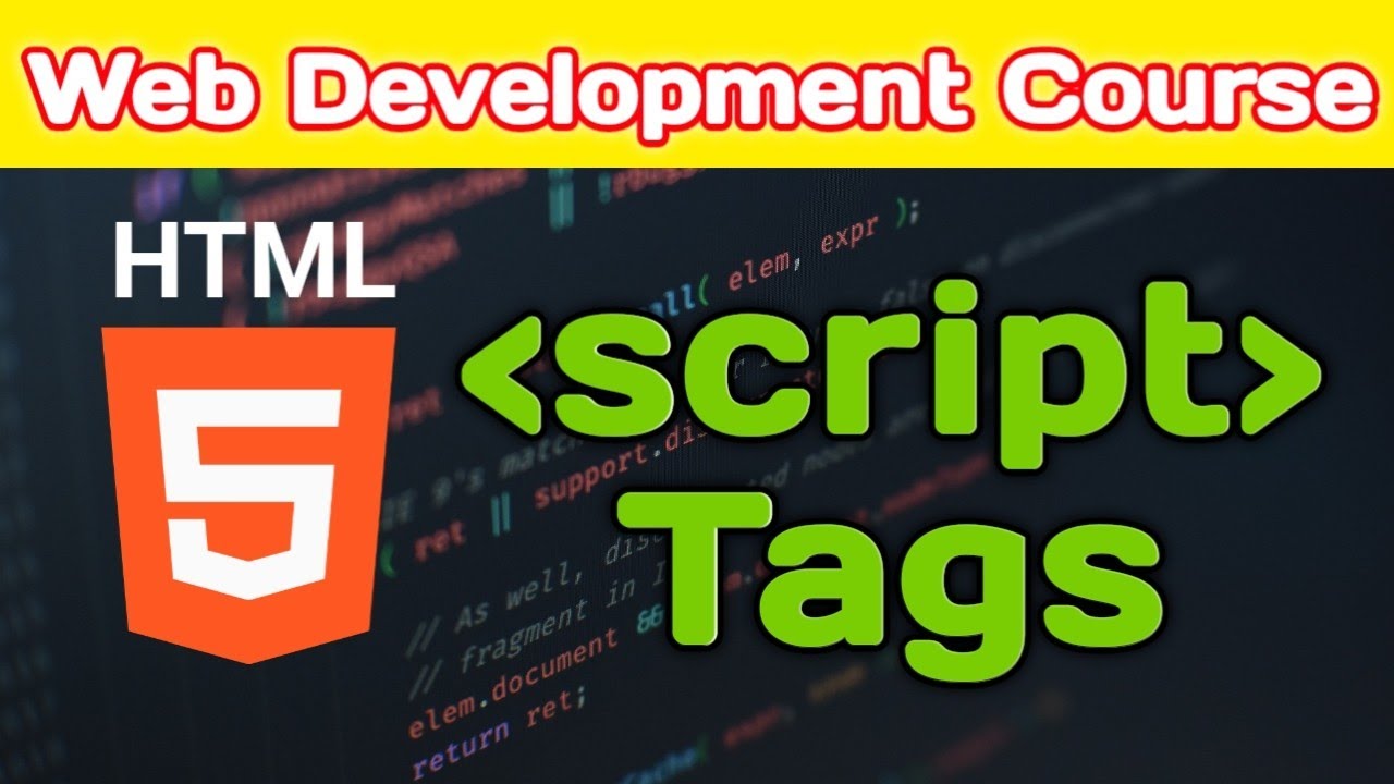 script tag in HTML || Javascript in HTML || Complete Web Development ...