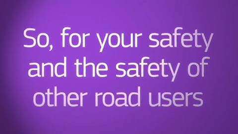 Stay focused on the road