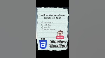 Top CSS Interview Questions You Can’t Miss! | Job Preparation Tips #css #webdevelopment