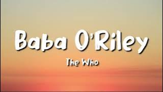 The Who - Baba O’Riley (lyrics)