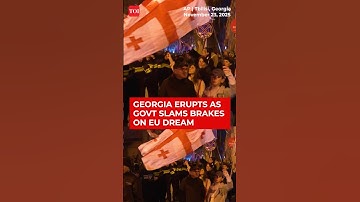 Georgia Erupts As Govt Refuses To Resume EU Talks; Protesters Defy Crackdown