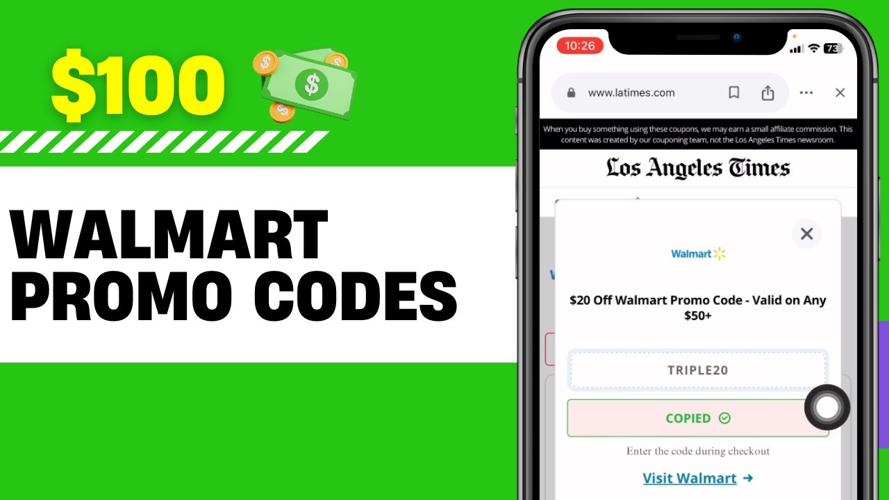 How To Get 100 Walmart Promo Codes (WORKING CODES) YouTube