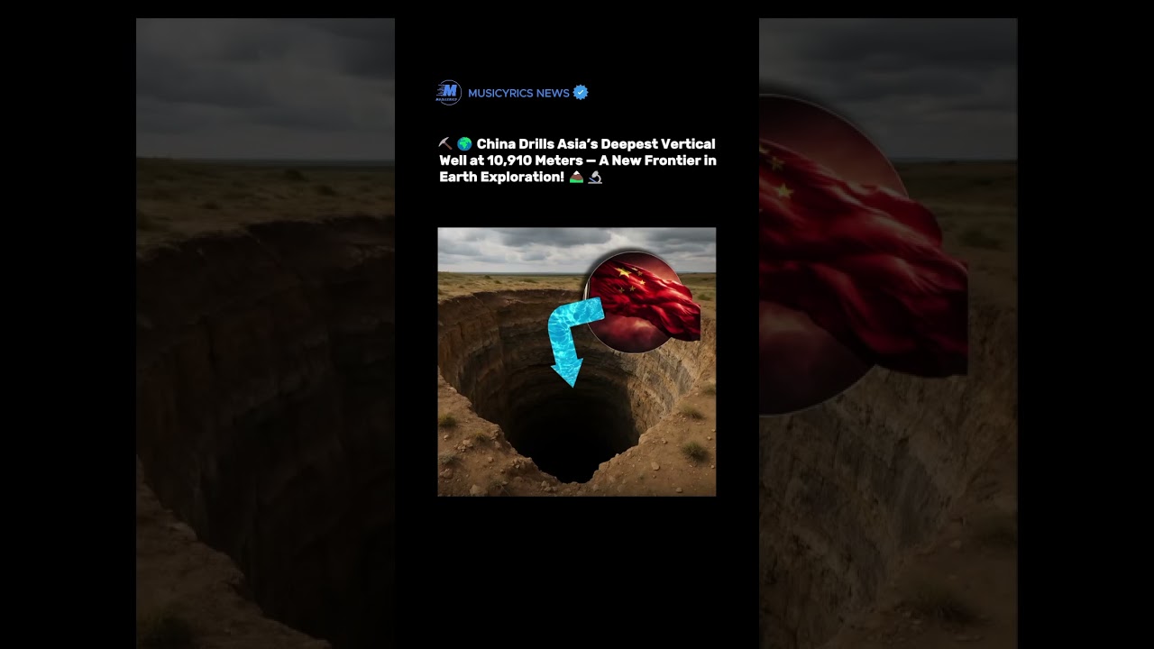 China Drills Asia’s Deepest Vertical Well at 10,910 Meters — A New Frontier in Earth Exploration!