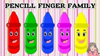 Pencill Finger Family Collection l Nursery Rhymes By Tiny Rhymes TV