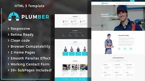 Plumber - Plumbing and Construction HTML Template | Themeforest Website Templates and Themes