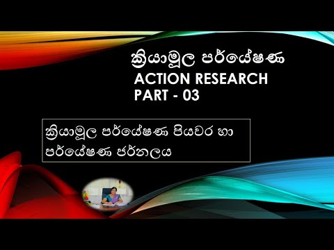 Action research Part 3