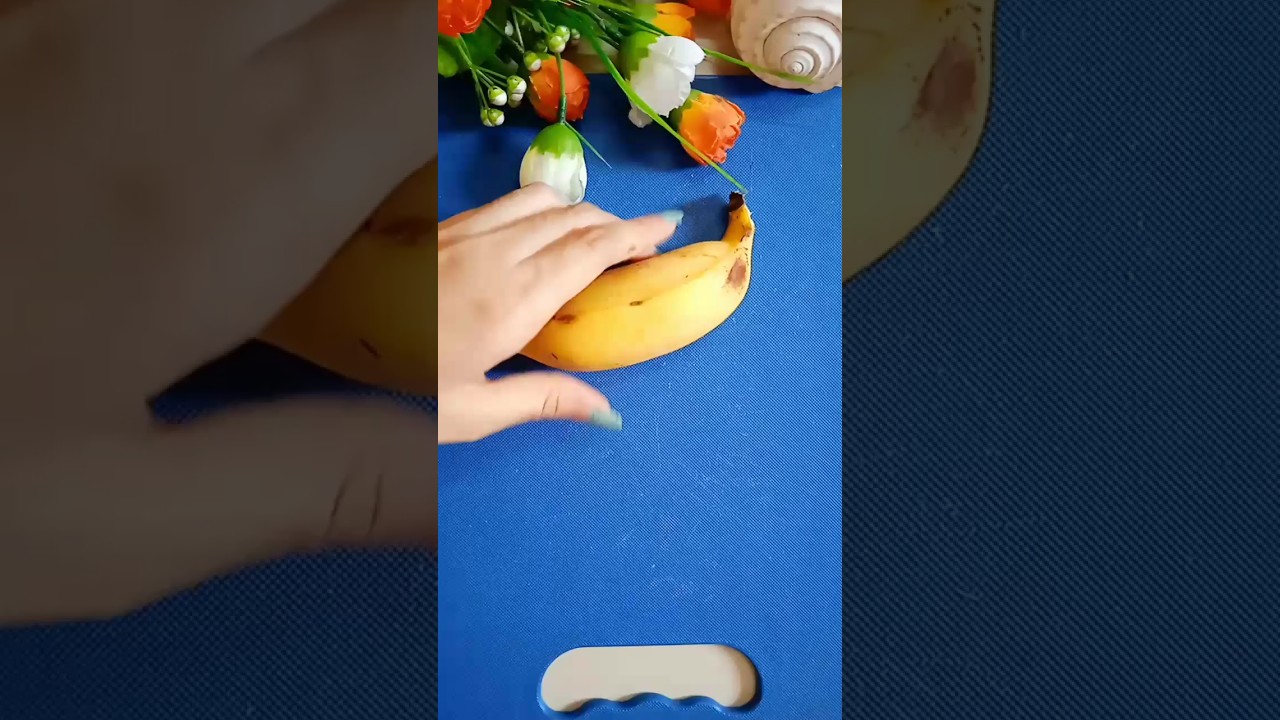 Food Art Design / Banana Decoration / Fruit Cutting 