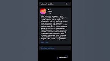 #ios 17 is out. How to install on iphone? #iphone #iphone14pro #apple #shorts #youtubeshorts