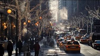 NYC Holiday Walk: 5th Ave Luxury Shopping, Louis Vuitton Installation, Rockefeller Tree & More