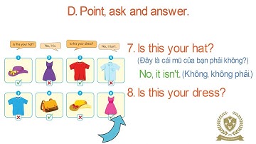 Tiếng Anh 2 - I learn Smart Start 2 - Unit 7 - Clothes - Quần áo