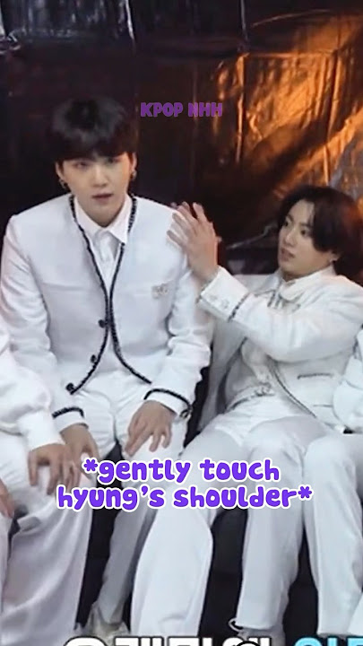 The Way Jungkook Is Always Careful With Yoongi Hyung's Shoulders 😭😊 #shorts #bts #jungkook #suga
