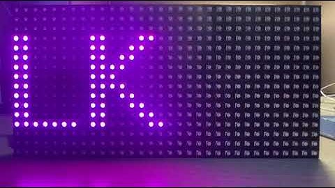 32x16 도트매트릭스 RGB LED모듈 Up Shift Motion with Arduino Uno R3