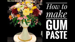 How to make GUM PASTE - Sugar Paste Recipe