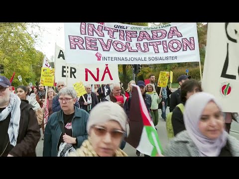 فعاليات تضامنية مع فلسطين في أوسلو بالتزامن مع مباراة بين النرويج وإسرائيل