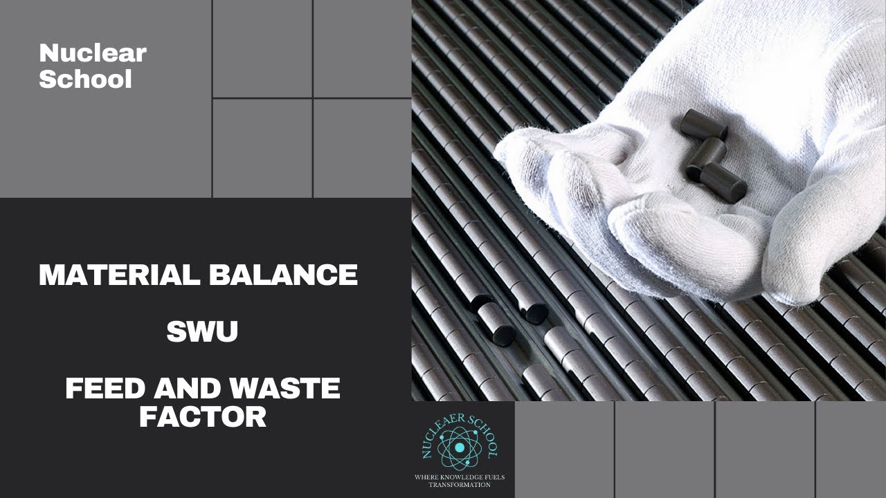 Material balance, SWU, Feed and Waste factor || Nuclear Fuel Cycle
