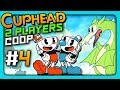 Cuphead 2 PLAYERS CO-OP Прохождение #4 ✅ ОБОЖЖЕННЫЕ ЗАДЫ!