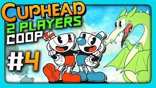 Cuphead 2 PLAYERS CO-OP Прохождение #4 ✅ ОБОЖЖЕННЫЕ ЗАДЫ!