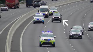 Modp Armed Escorting Van On The M4 Car Gets To Close