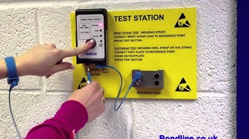 How To Use An ESD Wrist Strap and Foot Tester | WST and Wall Tester | Bondline