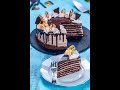 Chocolate Honey Cake (Medovik) #shorts