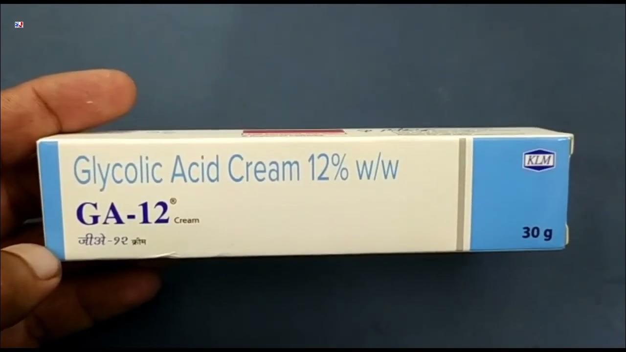 GA12 Cream Glycolic Acid Cream 12 w/w GA12 Cream Uses Side