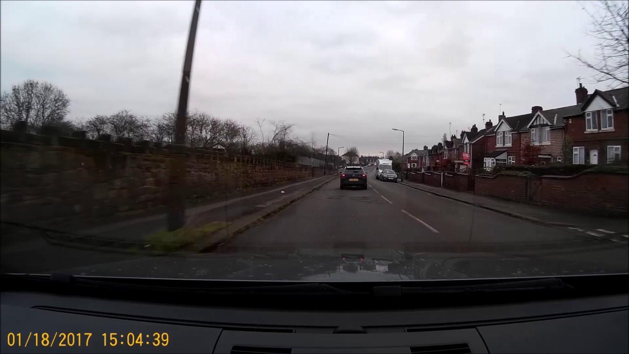 Dash cam vid of very near miss - YouTube