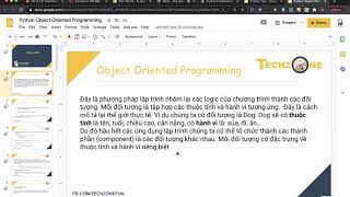 Python cơ bản và Ứng dụng - Bài 11: Lập trình hướng đối tượng trong Python OOP (Lớp T11/2020)