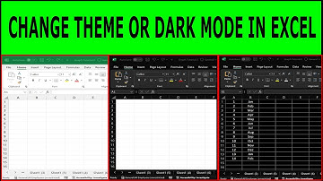 how to change theme in excel | How to Enable Dark Mode in Excel | how to change dark mode in excel