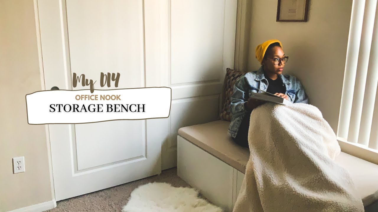 DIY Storage Bench | WFH *IKEA HACK* for less than 0!
