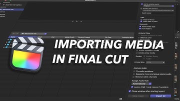How To Import Media In Final Cut Pro 11