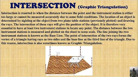 Intersection Method | Plane Table Surveying | Hindi | Part-4 | Surveying |