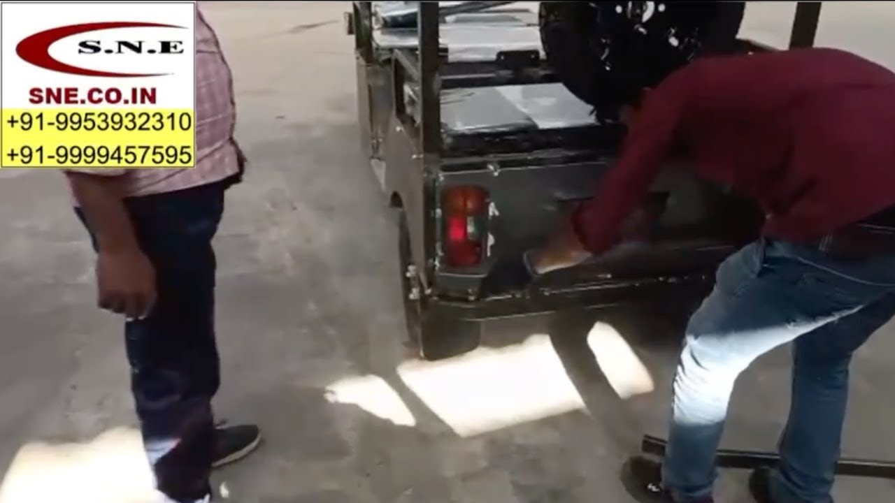 60 x 40 mm pipe bending machine for Electric Rickshaw Chassis pipe