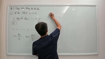 [HSG Vật lý 10] Chuyển động thẳng biến đổi đều