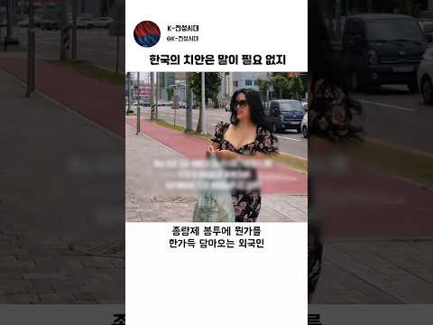 외국인이 말이 필요 없다는 한국의 치안 수준 thumbnail
