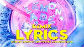 Internet Money – Lemonade (Lyrics) ft. Don Toliver and Roddy Ricch