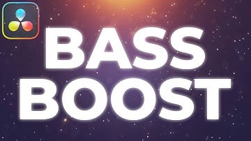 How to BASS BOOST Audio in Davinci Resolve 19 Tutorial