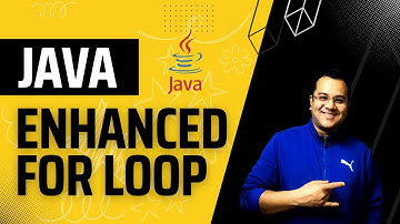 Enhanced For Loop  in Java | Java Lessons for Beginners in Hindi