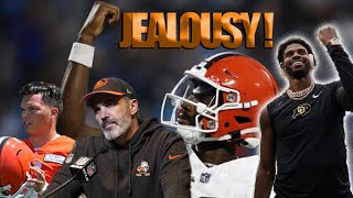 CLEVELAND BROWNS FANS MAD AT KEVIN STEFANSKI- IS HE JEALOUS OF SHEDEUR SANDERS-BENCH DILLON GABRIEL!